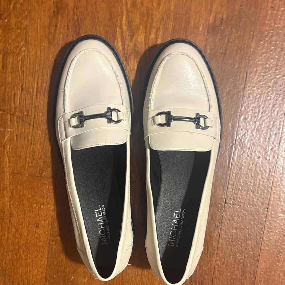 Michael Shannon Cream Loafers